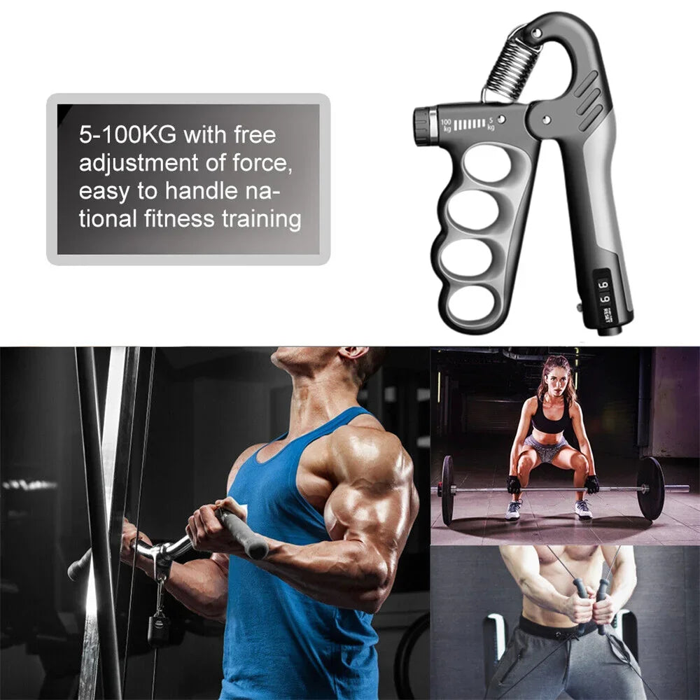 Adjustable Hand Gripper Strength Trainer for Grip and Recovery