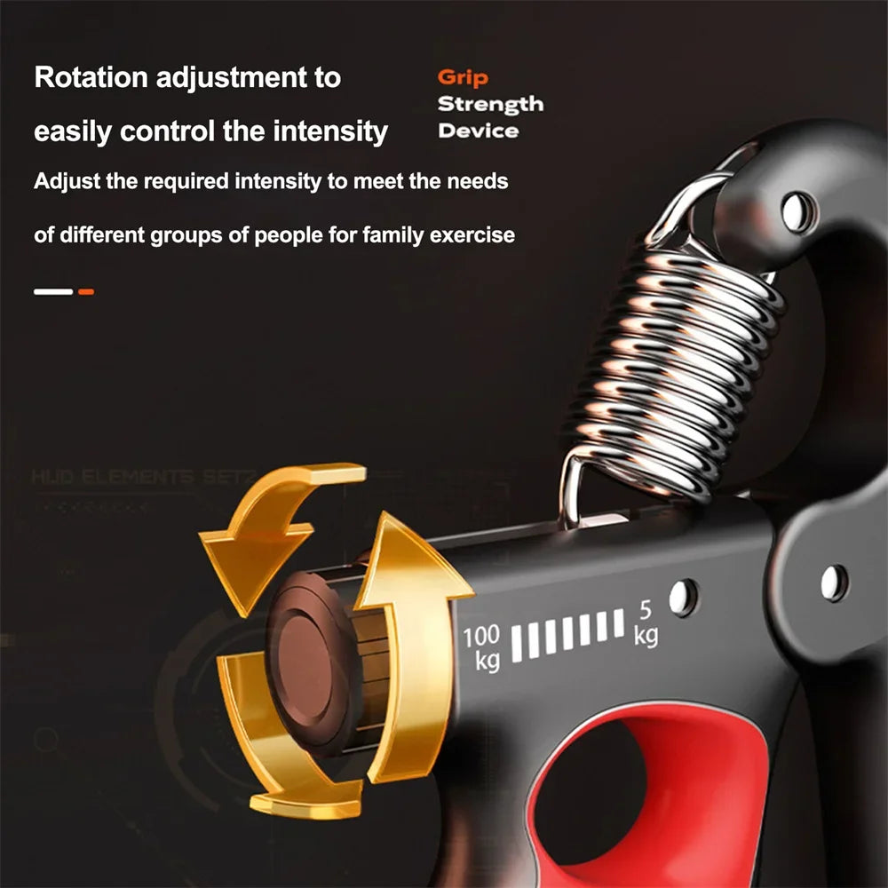 Adjustable Hand Gripper Strength Trainer for Grip and Recovery