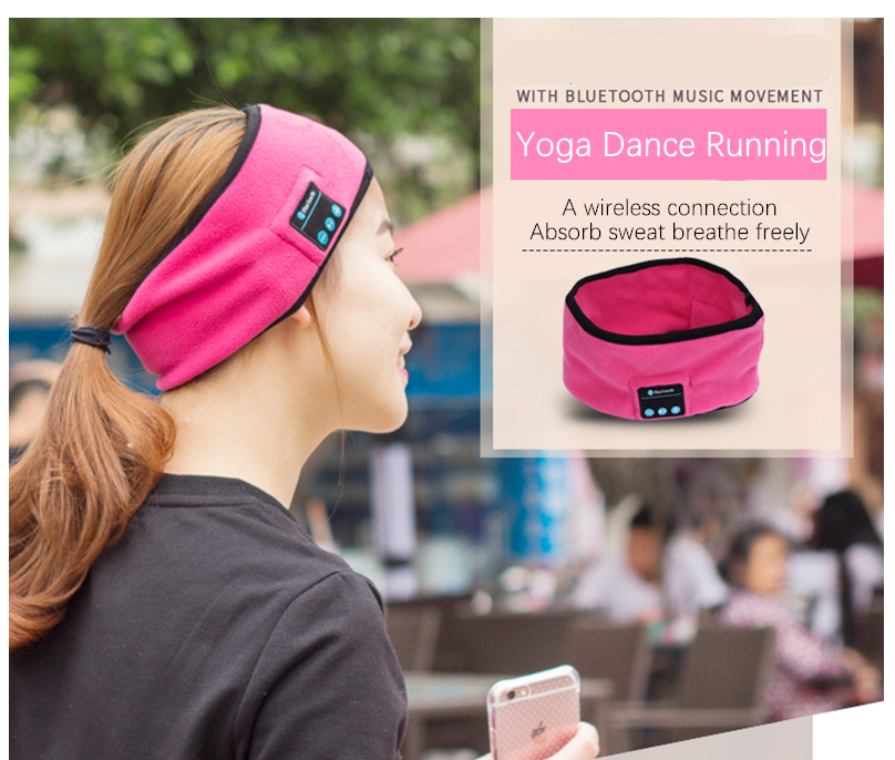 Wireless Bluetooth-compatible Headband Outdoor Fitness Yoga Headband