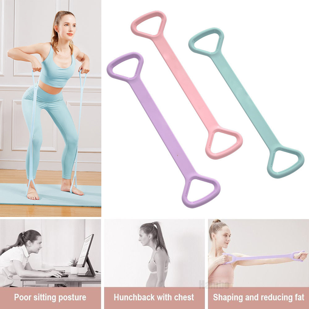 Premium Fitness Bands Supporting Stretching Pilates and Physical Therapy