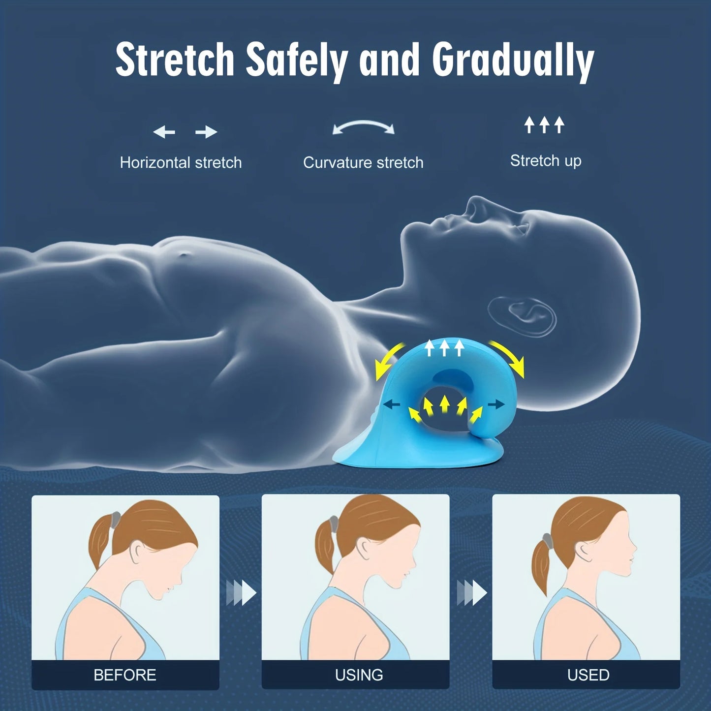 Cervical Shiatsu Massage Pillow for Neck and Shoulder Pain Relief