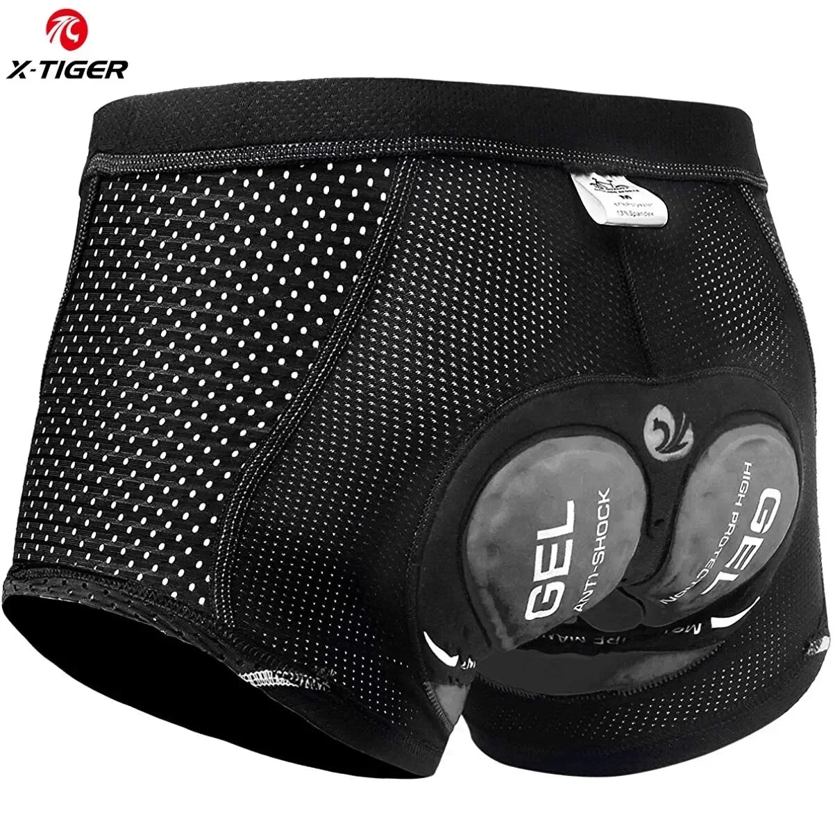X-TIGER 5D Gel Padded Breathable Shockproof Cycling Underwear Shorts