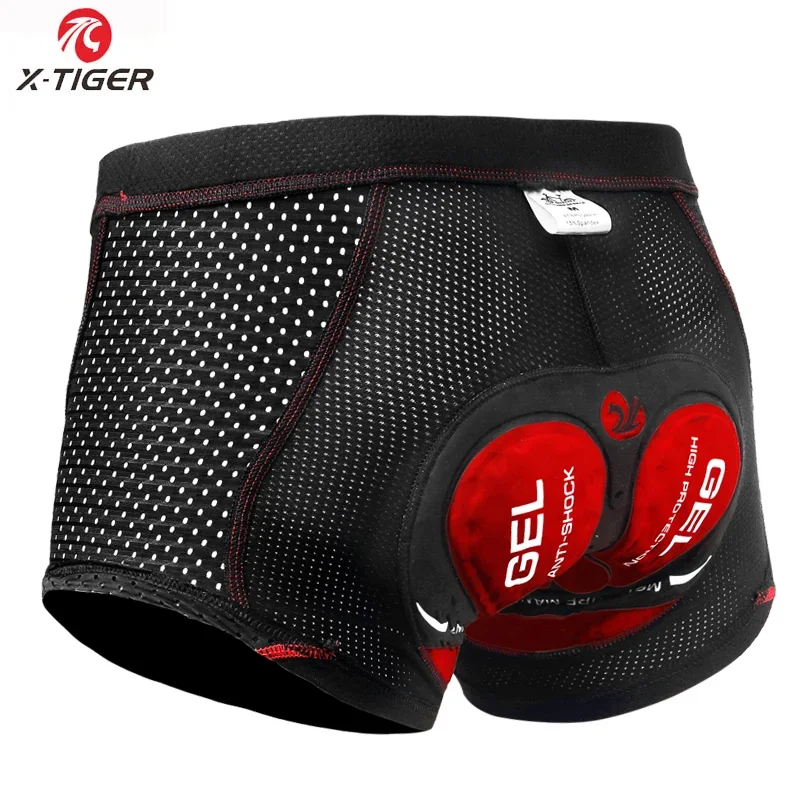 X-TIGER 5D Gel Padded Breathable Shockproof Cycling Underwear Shorts